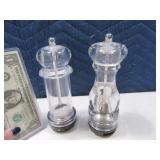 Clear MR DUDLEY 6" Salt & Pepper Grinder Set