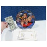 STAR TREK Plate w/ Paperwork