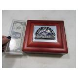 6.5" COLORADO ROCKIES Wood Stash~Jewelry Box