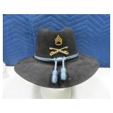 STETSON sz7.25 Calvalry Type Black Hat