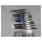 11pc HENCKLES Metal Steak Knives