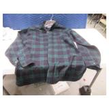 PENDLETON Mens szLG GreenPlaid LS Shirt