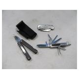 (3) Pocket Knives MultiTools & Husky Work
