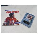 (2) ELWAY Broncos Card & Magazine