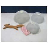 (4) Mesh Food Covers & New Oven Fox Puller