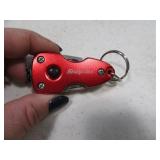 Snap On Mini Keychain MultiTool & Flashlight