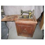 Antique 24" Sewing Machine Square ROUGH~AS IS
