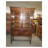 Antique 40" Upright Cabinet Wood Project~AS IS