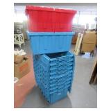 (11) HD Poly FlipTop Tubs medium 17x27x12