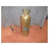 Anttique Brass Fire Extinguisher Beauty