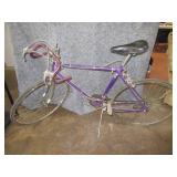 Vintage Purple Bicycle Bike