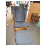 NICE XWide Glider Rocker & Ottoman EXC