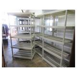 (3) HD 36"x24"x72" Poly 5 Shelf Storage 300lb