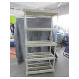 HD Poly 36"x18"x72" Poly 5shelf Shelving Rack