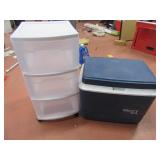 (2) GOTT34 Classic Cooler & 3drawer Organizer