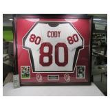 Oklahoma Sooners DAN CODY Framed Jersey NICE
