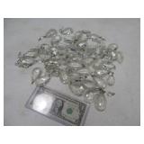 LOT asst Glass Vintage Lamp Dangles Catchers