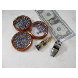 Asst Pellet Gun Ammo & a Whistle