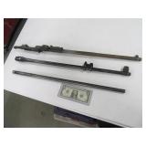 (3) Vintage Gun Barrel Parts & Pieces