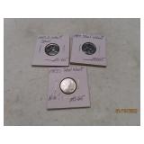 (3) 1943/d/s Steel Pennies EXC