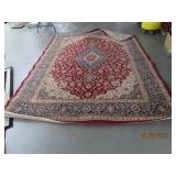 Nice 10.5x7.5 Area Rug w/ Reddish Pattern