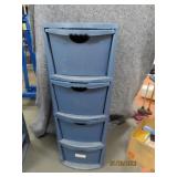 HD Poly 18" 4drawer Storage Cabinet