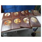 (10) LeatherBound THE OLD WEST Books Time Life