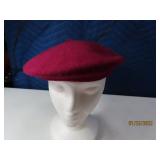 France Wool szMD Vrai Basque Round Hat Vintage