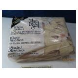 New Vintage Queen Sheet Bed Set