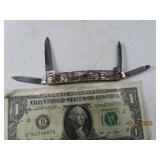 Antique Sterling Silver Embossed Pocket Knife