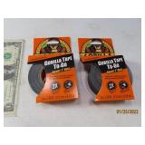 (2) New GORILLA Tape "to go" Rolls