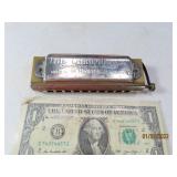 Fancy Vtg HOHNER 5" Harmonica Instrument CHROMONIC