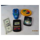 (4) Digital Handheld Games Simon~Tetris~BlackJack