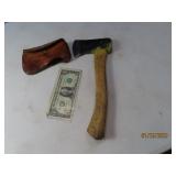 Vintage VAUGHAN 12" Hand Axe w/ Sheath