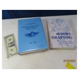 (2) hardback Surveying & Drafting Books New/EXC