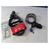 (2) Nice Cable Bike~Bicycle~Equipment Locks