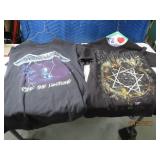 (2) Vintage Concert T Shirts Metallica~SlipKnot