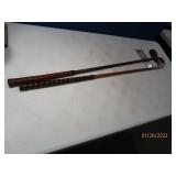 (2) Vintage Golf Putters Clubs Wood Handle