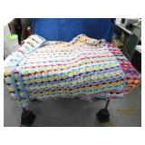 (2) Heavy 60x40 Handsewn Afghan Blankets