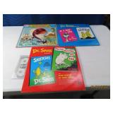 (3) Dr Seuss Albums Vinyl Book Records 1960s Kids