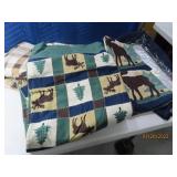 CabinLook QUEEN size Bed Sheet Setup FleeceLike