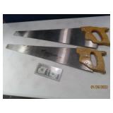 (2) Nice Handsaws Disston~Nicholson