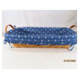 LONGABERGER 16'x7' Lined Serving Basket