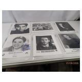 (6) autographed Male Movie/TV Star 8x10 Pics