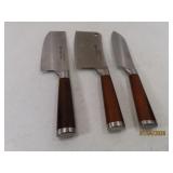 (3) Oriental~Japanese Kitchen Chef Knives