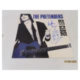 autographed THE PRETENDERS Album Cover Only