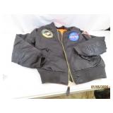 Alpha Ind Womens NASA patch szSM Flight Coat MA-1