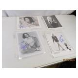 (4) Female Movie/TV Star 8x10 Autographed Photos