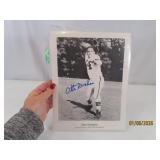 autographed OTTO GRAHAM 8.5x11 Photo Browns QB