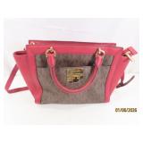 MICHAEL KORS DarkRed Patterned 11' Handbag VG+